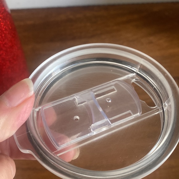 Coca Cola Stainless Steel Travel Tumbler with straw. Sparkly/Glittery. - Picture 12 of 15